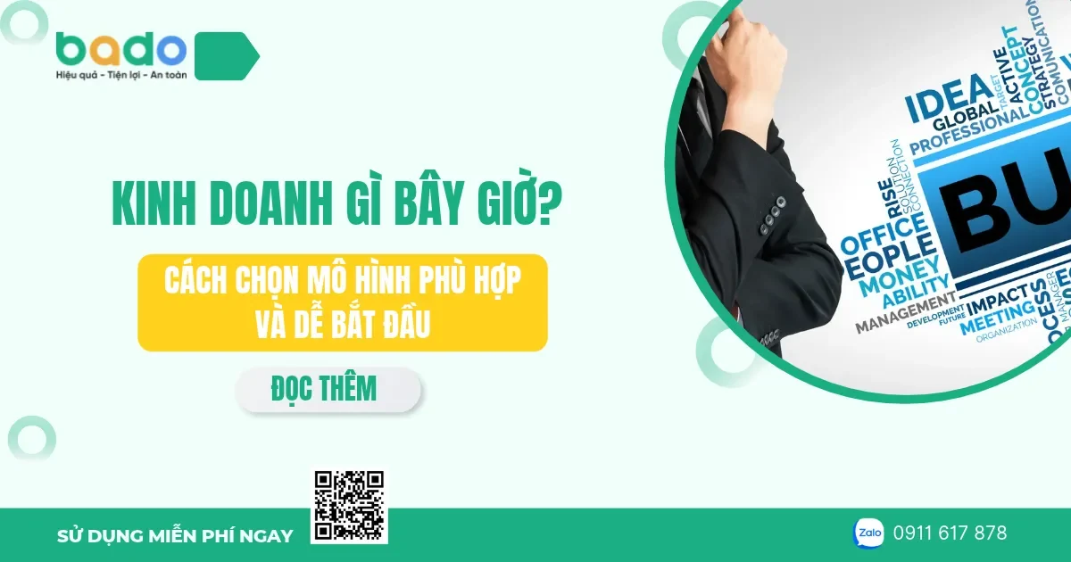 Kinh doanh gì bây giờ? Gợi ý mô hình dễ bắt đầu